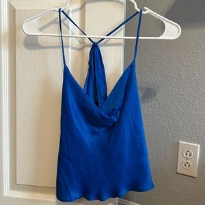 Blue Zara top